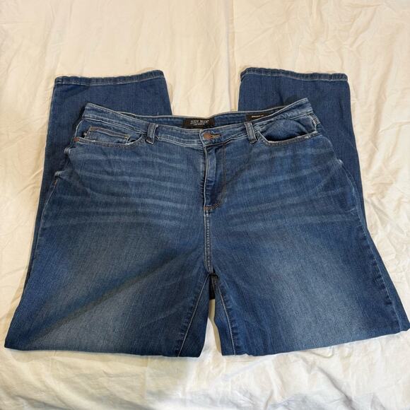 Judy Blue Shannon High-Rise Straight Leg Jeans (JB 8601) size 15/32 - Picture 13 of 16